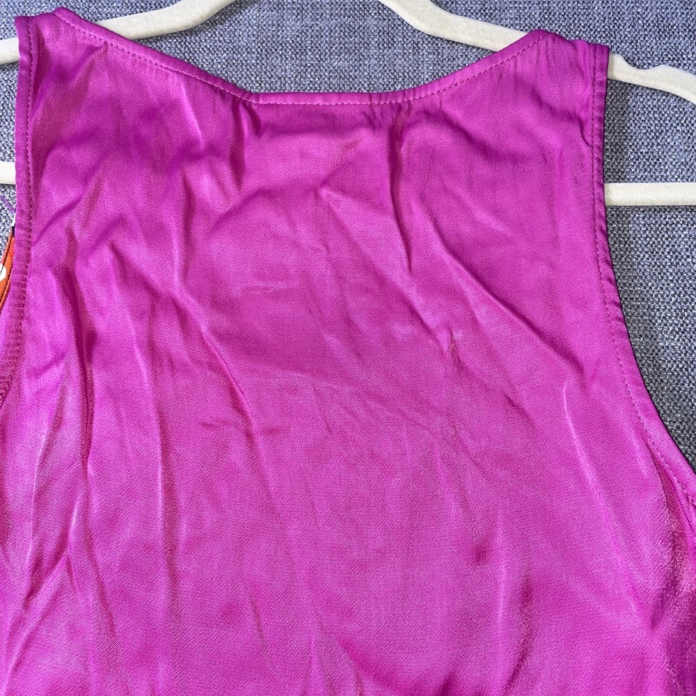 Floreat by Anthropologie Tank Top Womens XS Pink Summer Wear Scoop Neck Pullover - Picture 5 of 9